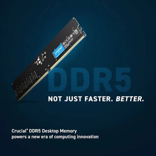 Crucial 8GB (8GBx1) DDR5 4800MHz Desktop RAM