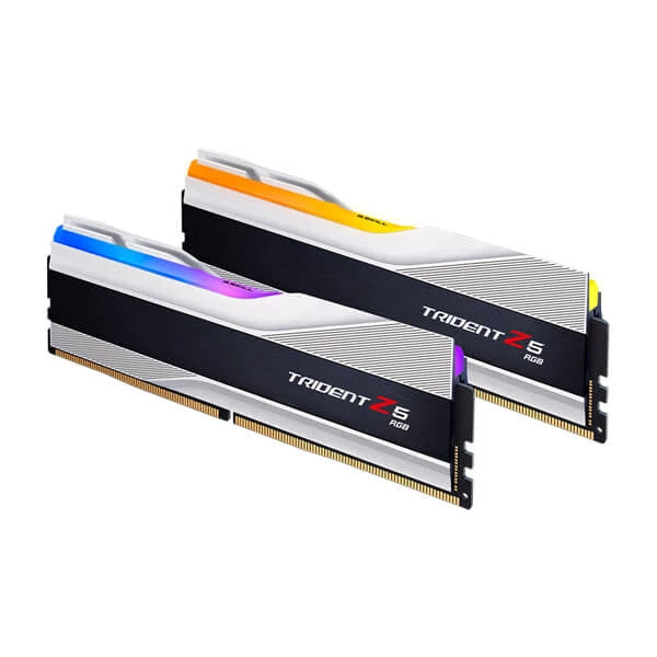 G.Skill Trident Z5 RGB 32GB (16GBx2) DDR5 6000MHz RAM (Metallic Silver)