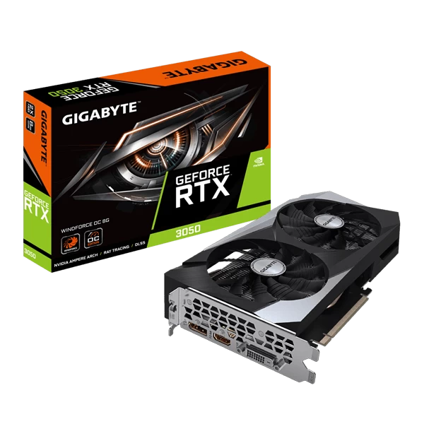 Gigabyte RTX 3050 Windforce OC 8GB Gaming Graphics Card – SRVTWiz PC ...