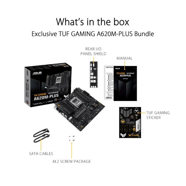 Asus TUF Gaming A620M-Plus Motherboard